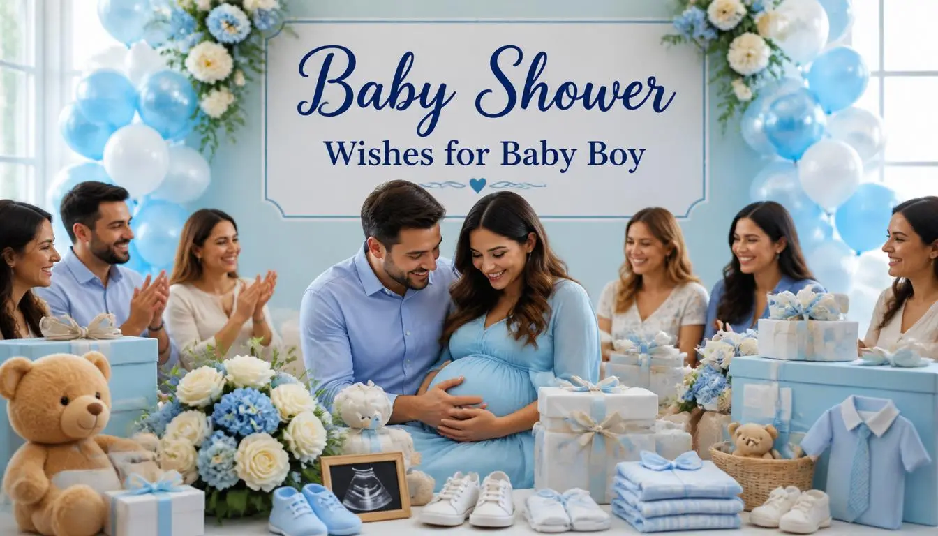 Baby Shower Wishes for Baby Boy